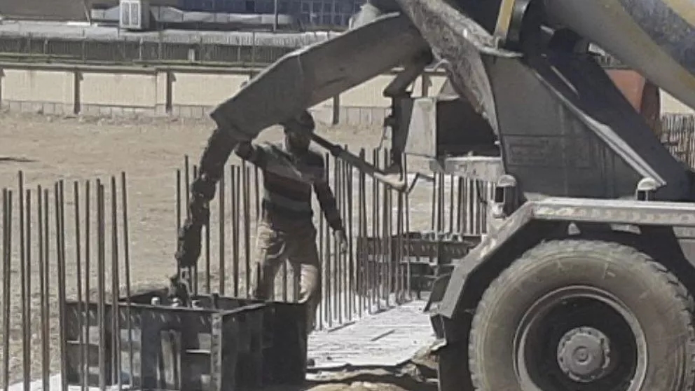 بتن ریزی پدستال